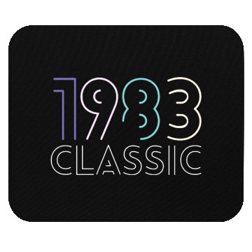 Discover 40 Years Vintage 1983 Retro 40th Birthday Mouse Pads