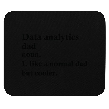 Discover Data Analytics Dad Funny Analyst Definition Mouse Pads