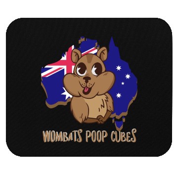 Discover Wombats Poop Cubes For A Wombat Lover Mouse Pads
