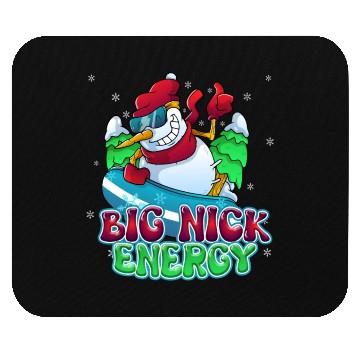 Discover BIG NICK ENERGY SNOWMAN CHRISTMAS Mouse Pads