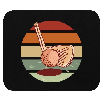 Discover Retro sunset golf Mouse Pads