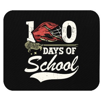 Discover 100 Days Of School Sports Game Lacrosse Player Mouse Pads