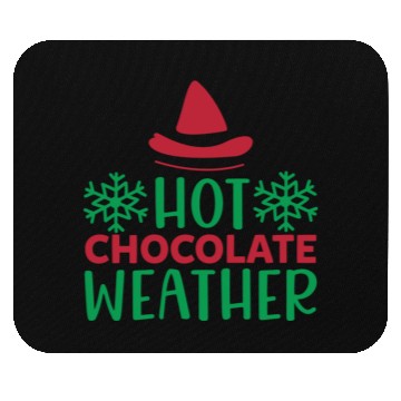 Discover Hot chocolate weather Mouse Pads