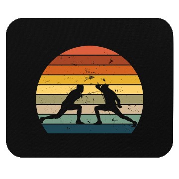 Discover Retro fencing Mouse Pads