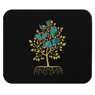 Discover Butterfly Tree Beautiful Animal Butterflies Tree Mouse Pads