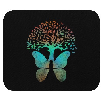 Discover Butterfly Tree Beautiful Animal Butterflies Tree Mouse Pads