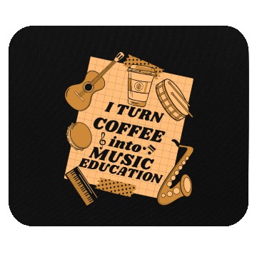 Discover Music Teacher Coffee Mouse Pads