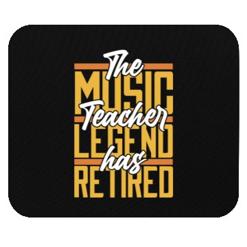 Discover Music Teacher Retired Mouse Pads