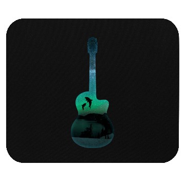Discover Guitar dolphins Mouse Pads