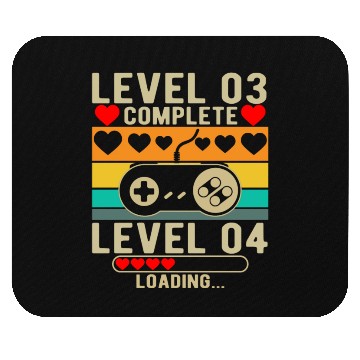 Discover Level 3 Complete 3rd Wedding Anniversary Gamer Mouse Pads