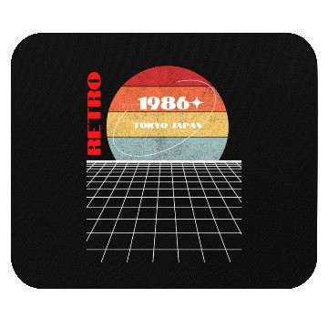 Discover Retro 1986 Japan Mouse Pads