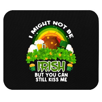 Discover st.patricks, drinking, irish, four, leaf, clover, Mouse Pads