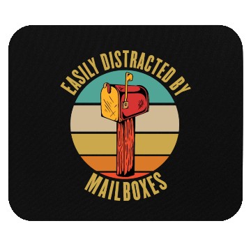 Discover Mail delivery, Postal worker Mouse Pads