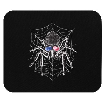 Discover Spider with glasses Spider with glasses inspiratio Mouse Pads