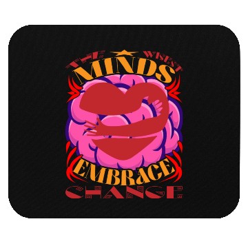 Discover wisdom t typography Mouse Pads design