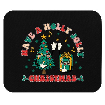 Discover have a holly jolly christmas Mouse Pads