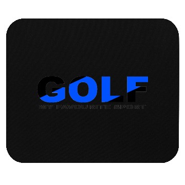 Discover GOLF SPORT BLACK AND BLUE COLOR Mouse Pads