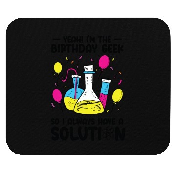 Discover Science Theme Birthday Party Chemistry Scientist Mouse Pads