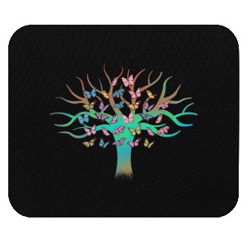 Discover Butterfly Tree Beautiful Animal Butterflies Tree Mouse Pads