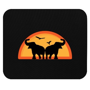 Discover Elephant vacation Mouse Pads