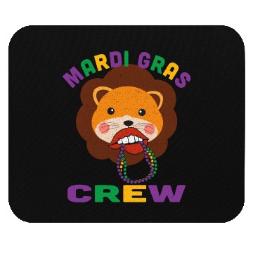 Discover Mardi Gras Crew Lips Lion Mouse Pads