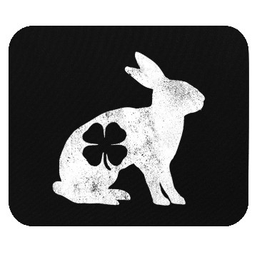 Discover St Patrick's Day Rabbit Bunny Irish Green Shamrock Mouse Pads