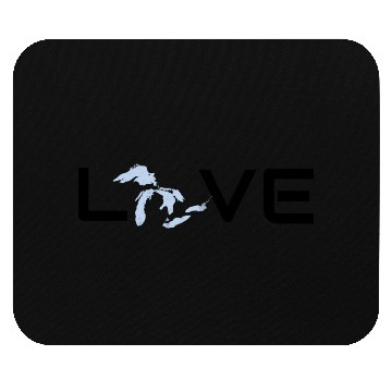 Discover Distressed Love Great Lakes Mouse Pads