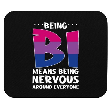 Discover Being Bi Bisexual Pride Kawaii Cat Mouse Pads