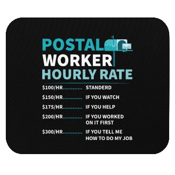 Discover Postal Worker Mail Lady Mail Carrier Postal Mouse Pads