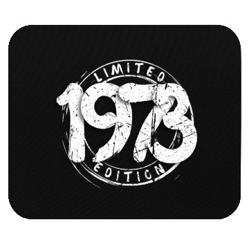 Discover 50 Years Vintage 1973 Retro 50th Birthday Mouse Pads
