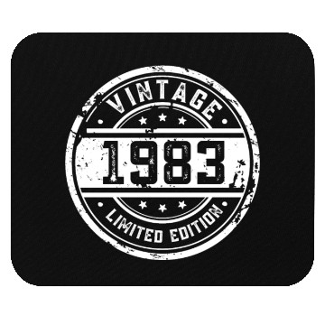 Discover 40 Years Vintage 1983 Retro 40th Birthday Mouse Pads