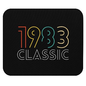 Discover 40 Years Vintage 1983 Retro 40th Birthday Mouse Pads