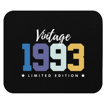 Discover 30 Years Vintage 1993 Retro 30th Birthday Mouse Pads