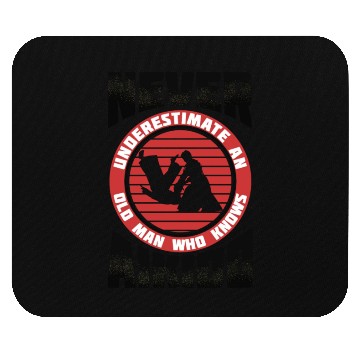 Discover Aikido Old Man Japan Taekwondo Karate Martial Arts Mouse Pads