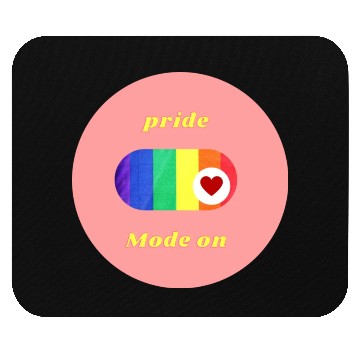 Discover Colorful Pride Mode LGBT Circle Sticker 1 modified Mouse Pads
