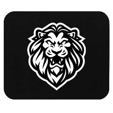 Discover Brave like a lion Mouse Pads