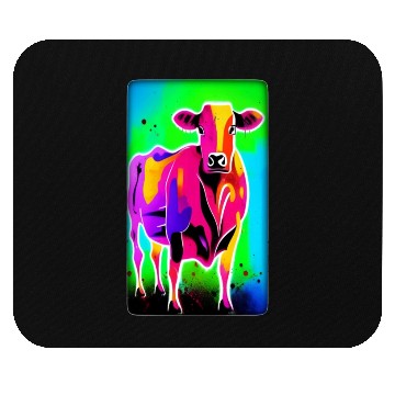 Discover Abstract Cattle, digital painting Mouse Pads