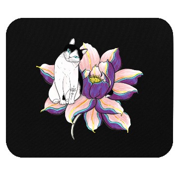 Discover Lotus Cat Mouse Pads