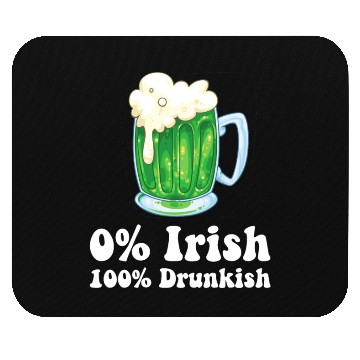 Discover 0 Irish Funny St Patricks Day Day Drinking Bar Mouse Pads