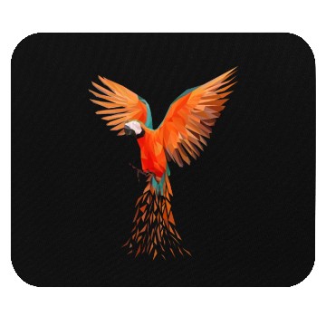 Discover Colourful Macaw Parrots - Modern Bird Design Mouse Pads