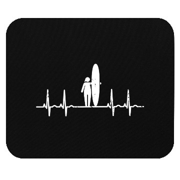 Discover Heartbeat Surfer Surfer Surfer Lover Gift Mouse Pads