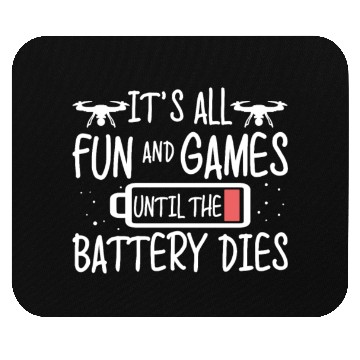 Discover Fun And Games Drone Battery Quadcopter Pilot Mouse Pads