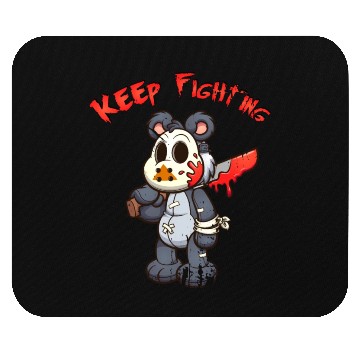 Discover Keep Fighting Teddys Horror Halloween Mouse Pads