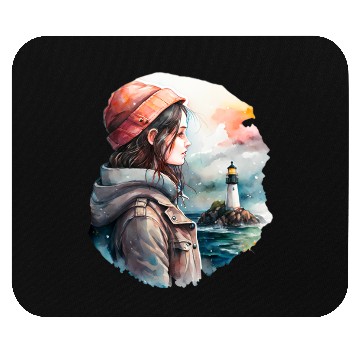Discover Daughter of lighthouse keeper Mouse Pads