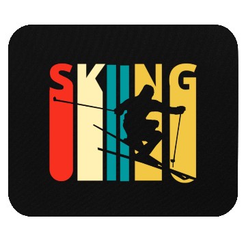 Discover Skiing Mouse Pads