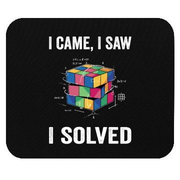 Discover I Came I Saw I Solved For Speed Cuber Mouse Pads