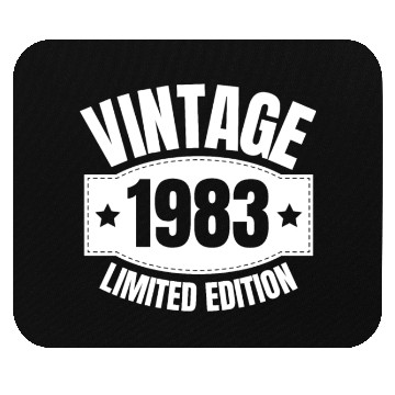 Discover 40 Years Vintage 1983 Retro 40th Birthday Mouse Pads