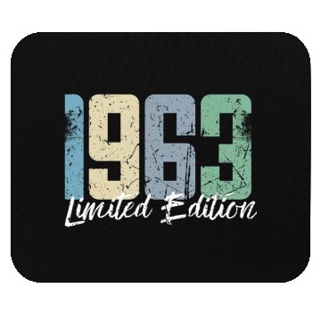 Discover 60 Years Vintage 1963 Retro 60th Birthday Mouse Pads