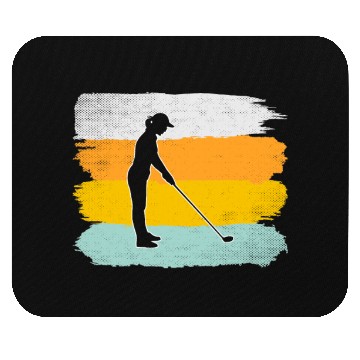 Discover golf retro Mouse Pads
