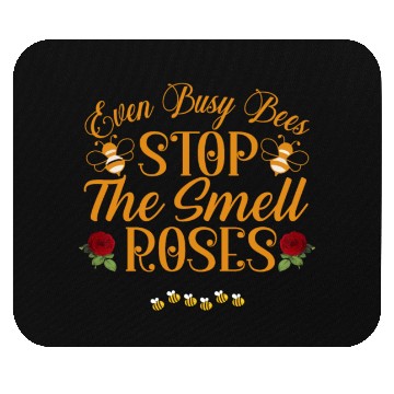 Discover Even Busy Bee Mouse Pads